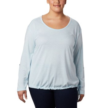 Columbia Ženske Puloveri - Kickin It Solid Plus Size Plave | CHWE-85349